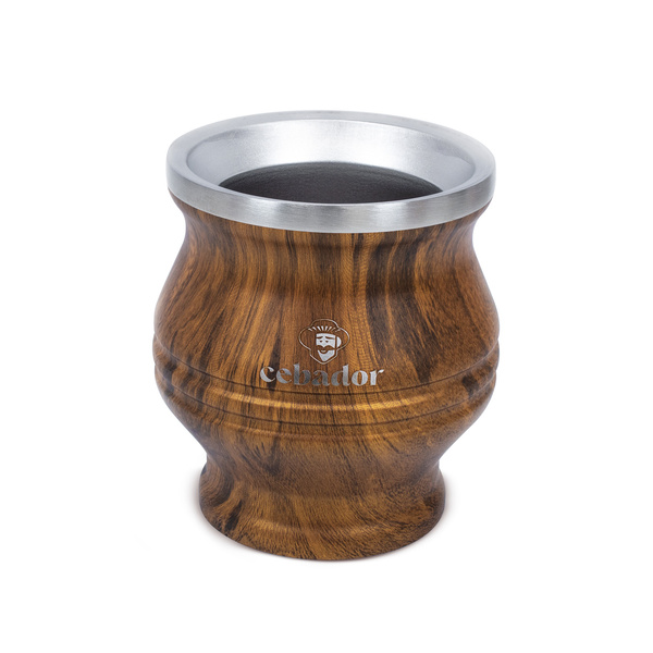 TermoColador – thermosbeker voor yerba mate – 190 ml (houtkleur)