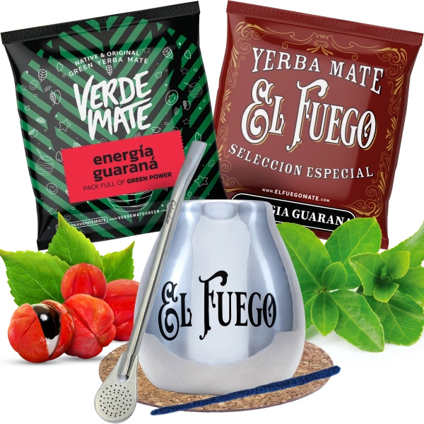 Yerba Mate set Kalebas + Bombilla