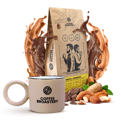 Bro Coffee Roastery set: Brazil Cerrado koffie + mok