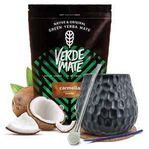 Yerba Mate Set Verde Mate 500g 0,5kg Kalebas + Bombilla
