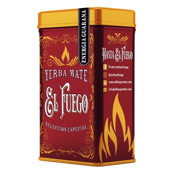 Yerbera – Blik + El Fuego Energia Guarana 0,5 kg