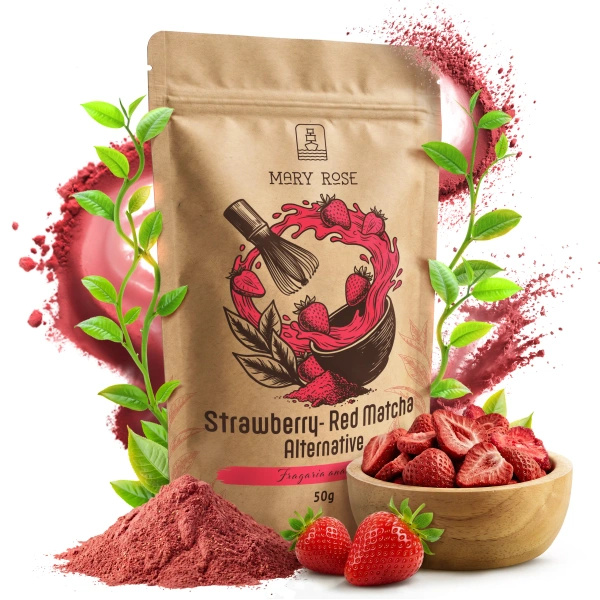 Set met kleurrijke matcha’s: Red Matcha + Purple Matcha