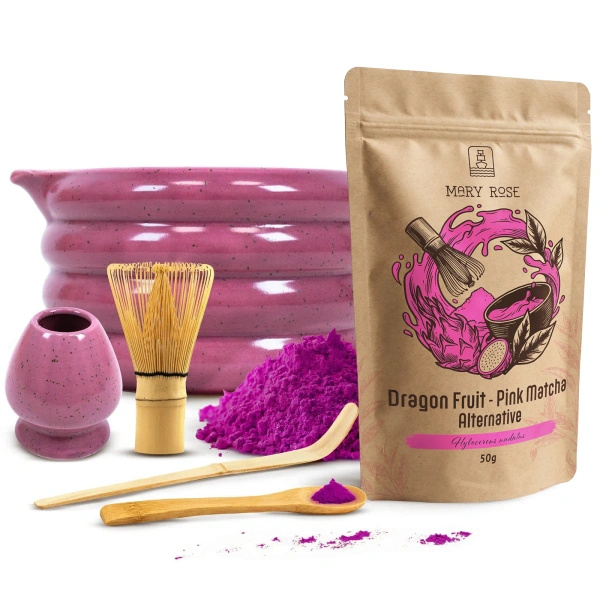 Set om Pink Matcha te bereiden