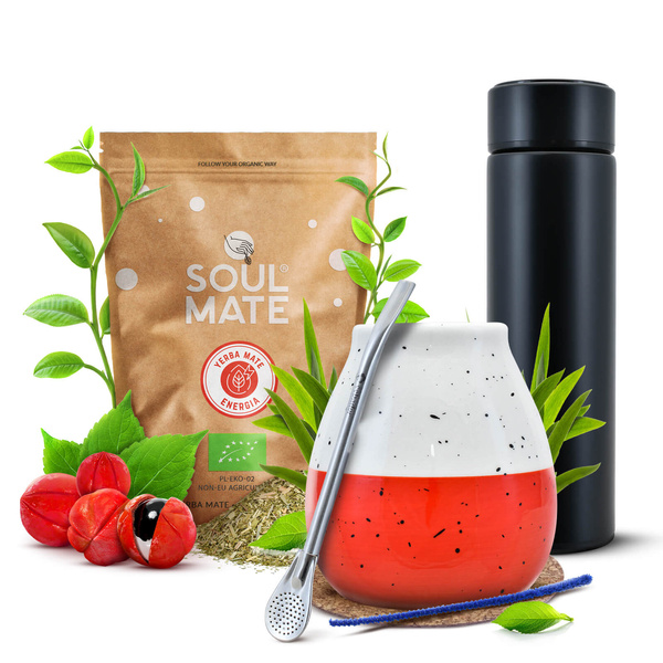 Yerba Soul Mate Energia 500g set + Thermosfles