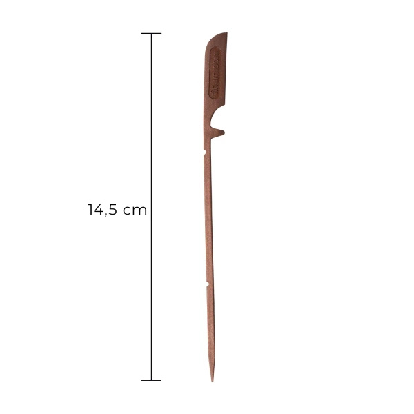 Papieren theefilters (100 stuks) met stokje