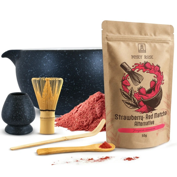 Set om Red Matcha te bereiden