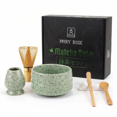 Cadeauset: accessoires voor het bereiden van matchathee
