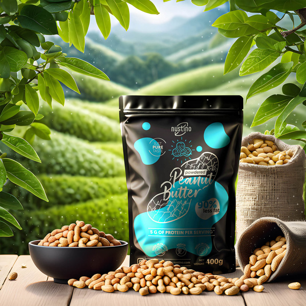 Nustino – Pindakaas in poedervorm – Pure 400 g