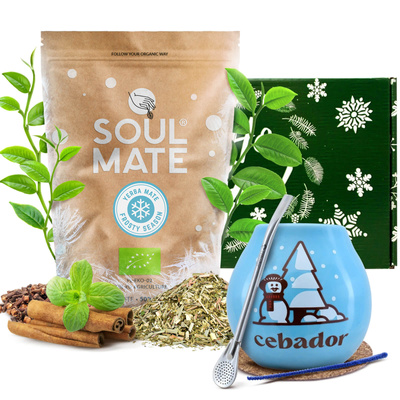 Wintere Geschenkset Yerba Mate Soul Mate Frosty Season 0,5kg