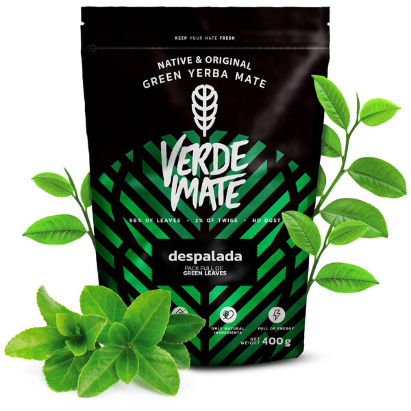 Yerba Mate Set Verde Mate 400g 0,4kg Kalebas + Bombilla