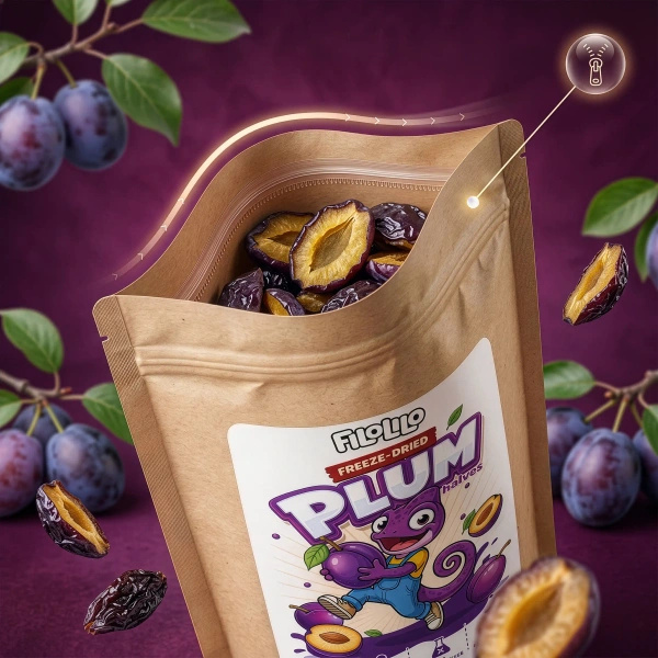 FiloLilo – Gevriesdroogde pruimen (halve) 100 g