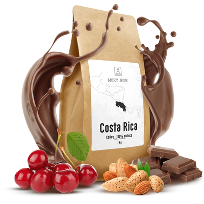 Mary Rose - hele bonen koffie Costa Rica San Rafael specialiteit 1kg