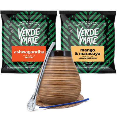 Yerba mate set Bombilla Kalebas