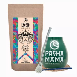 Set Guayusa Pachamama Jazmín 100g + Kalebas + Bombilla