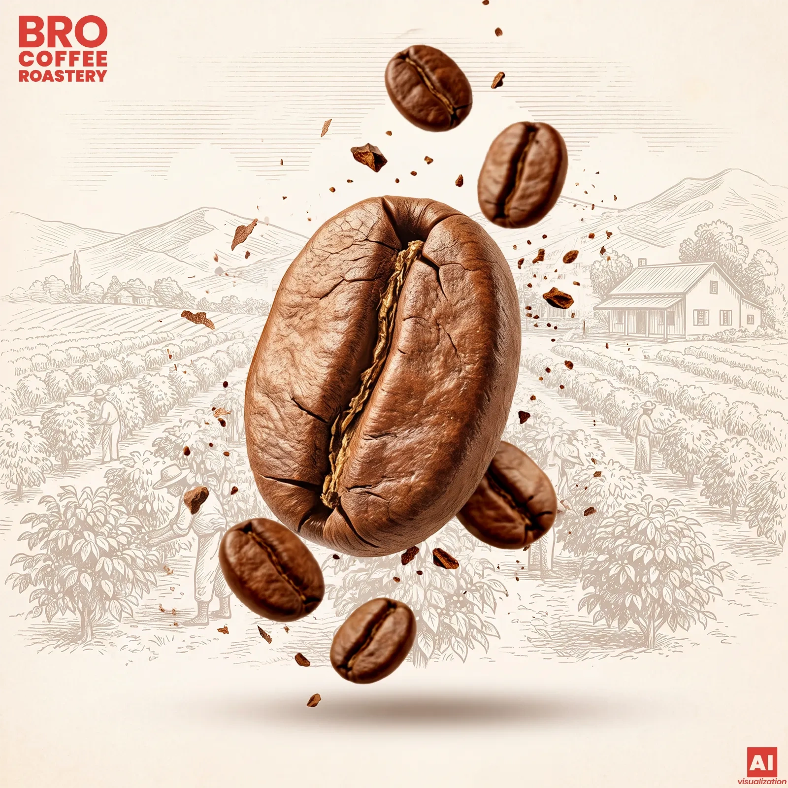 Arabica- en robustabonen - Bro Coffee Roastery Crema Tango