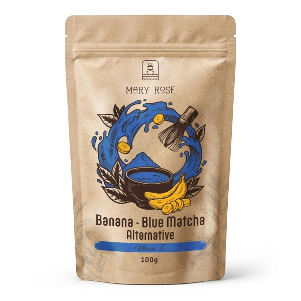 Mary Rose – Blue Matcha Alternative – Banaan (poeder) 100 g