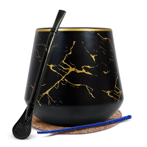 Accessoireset voor yerba mate: Kalebas + Bombilla