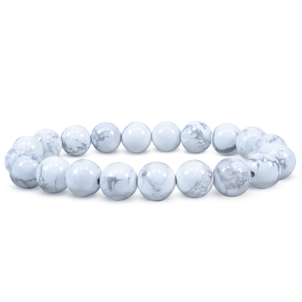 Armband met witte turquoise