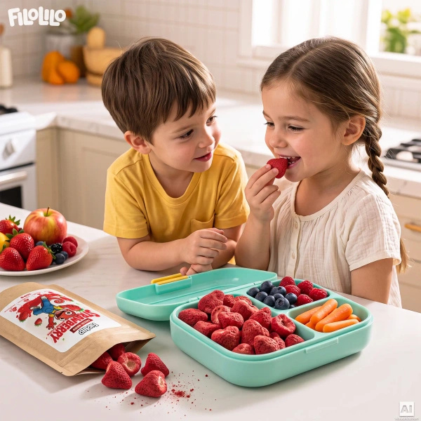 FiloLilo – Gevriesdroogde aardbeien (hele) 100 g