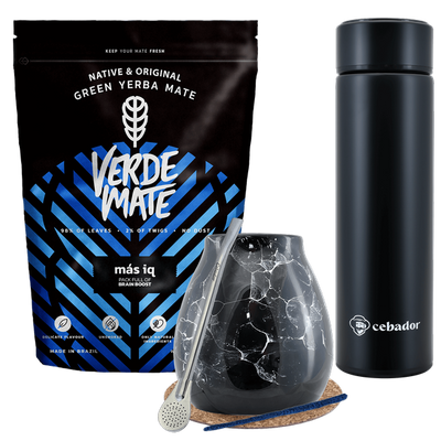 Yerba Verde Mate MAS IQ 500g Thermos Set 7.0