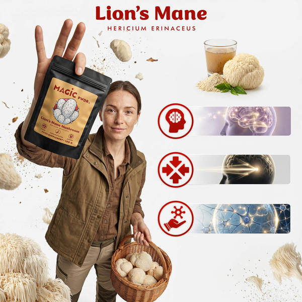 Magic Pwdr – Lion’s Mane – Pruikzwam 100 g