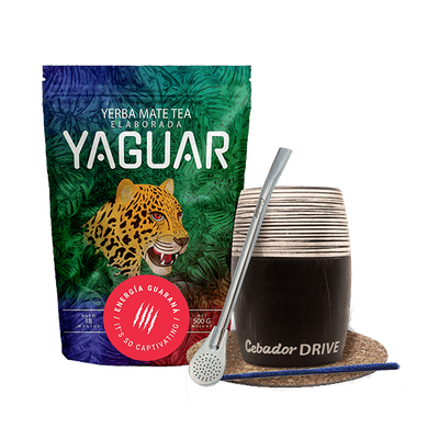 Enorme set yerba 500g Mate Cup Drive