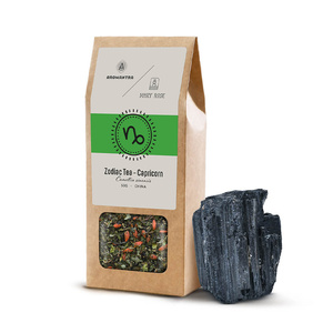 Set voor Steenbok: dierenriem thee + magische steen