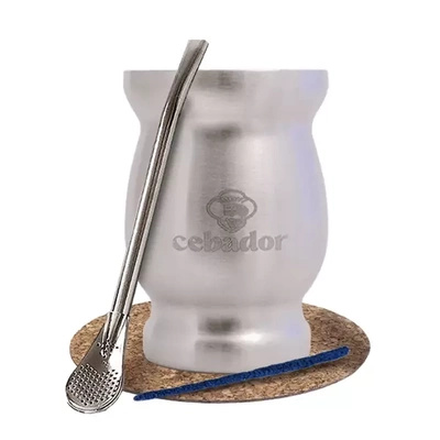Yerba Mate accessoireset: thermische mate beker TermoMate + bombilla
