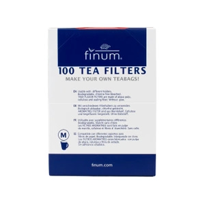 Papieren theefilters – maat M (100 stuks)