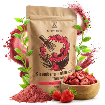 Mary Rose – Red Matcha Alternative – Aardbei (poeder) 100 g