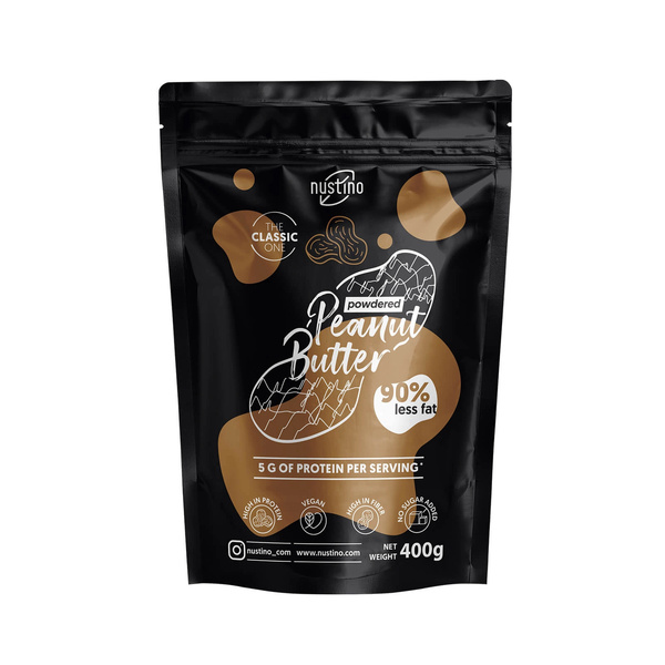 Set pindakaaspoeder Nustino: Classic + Coconut 2x400g