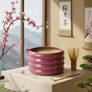 Matchawan – Keramische Matcha Kom met tuit – Beri