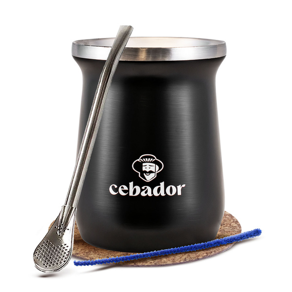 Yerba Mate accessoireset: thermische mate beker TermoMate PRO + bombilla