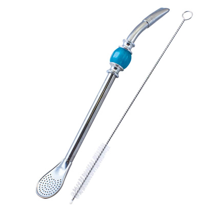 Bombilla Grande met blauwe steen