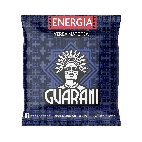 Yerba Mate-set: El Fuego 1kg + monster Guarani Energia 50g