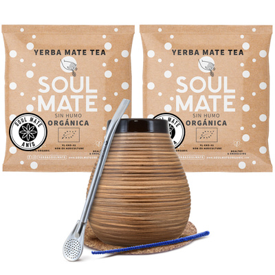 Yerba mate set Bombilla Kalebas