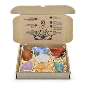 Set natuurstenen en kristallen - esoterie, yoga, meditatie