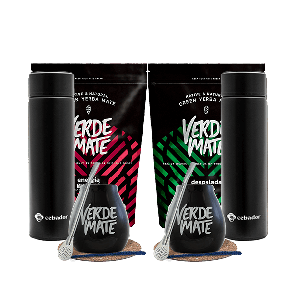 SET Yerba Mate THERMOS accessoires voor twee personen