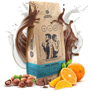 Cadeauset Bro Coffee Roastery: Brazil Guaxupe koffie + koffieroomkaramels + mok