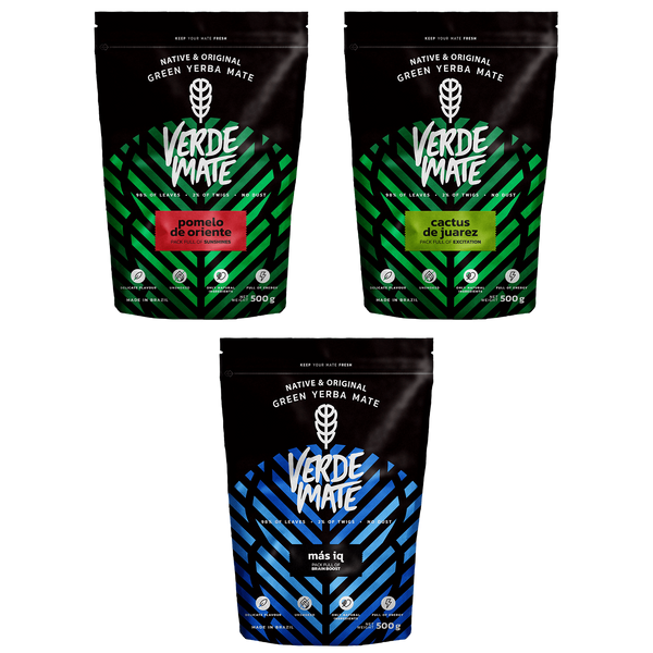 Yerba Verde Mate Groen 3x500g diverse mengsels