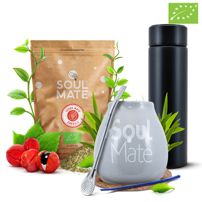 Set Yerba Soul Mate Energia 500g 0,5kg Thermosfles