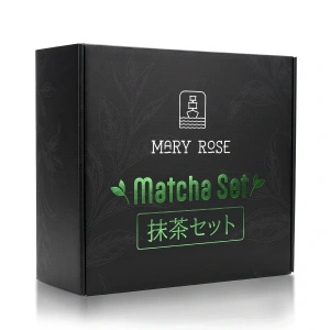 Geschenkset: Japanse premium matcha + matchawan + bamboeaccessoires
