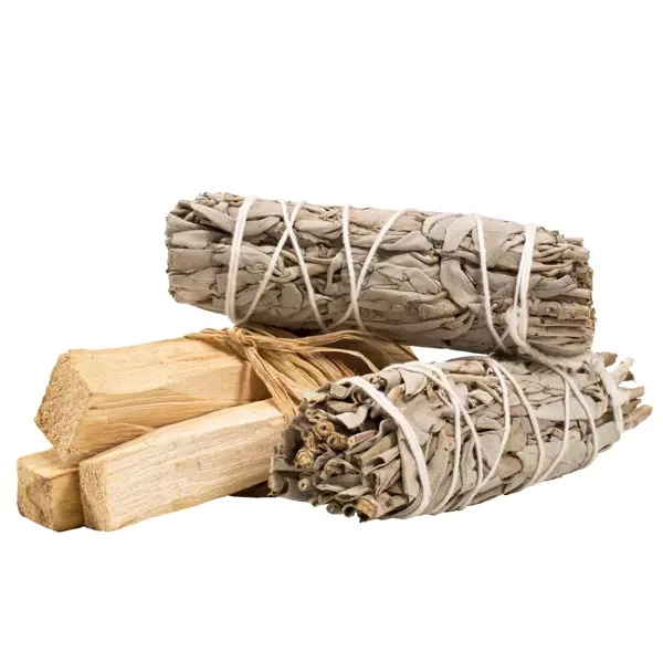 2x Witte Salie+Palo Santo reinigingsset