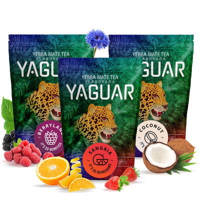 Trio yerba mate Yaguar startset voor beginners
