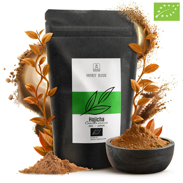 Mary Rose – Geroosterde groene thee Hojicha Powder (BIO) 30 g