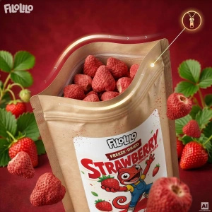 FiloLilo – Gevriesdroogde aardbeien (hele) 100 g