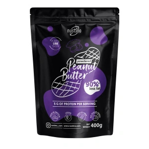 Nustino – Pindakaas in poedervorm – Ube (geen suiker toegevoegd) 400 g