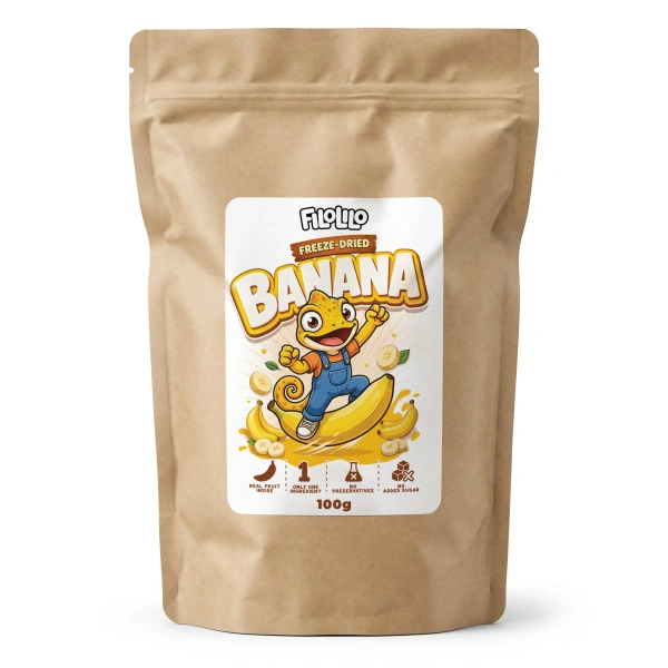 FiloLilo – Gevriesdroogde bananen (schijfjes) 100 g