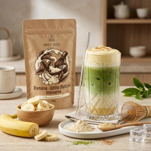 Set voor kleurrijke Matcha Latte: Matcha + White Matcha + accessoires