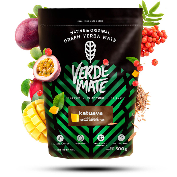 Yerba Verde Mate Katuava Temperamento 1kg set voor twee personen